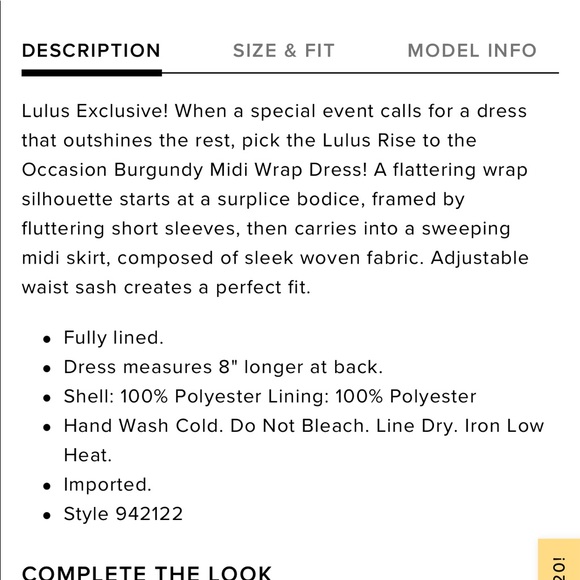 NWT Lulus wrap dress. ❤️ - Picture 6 of 7